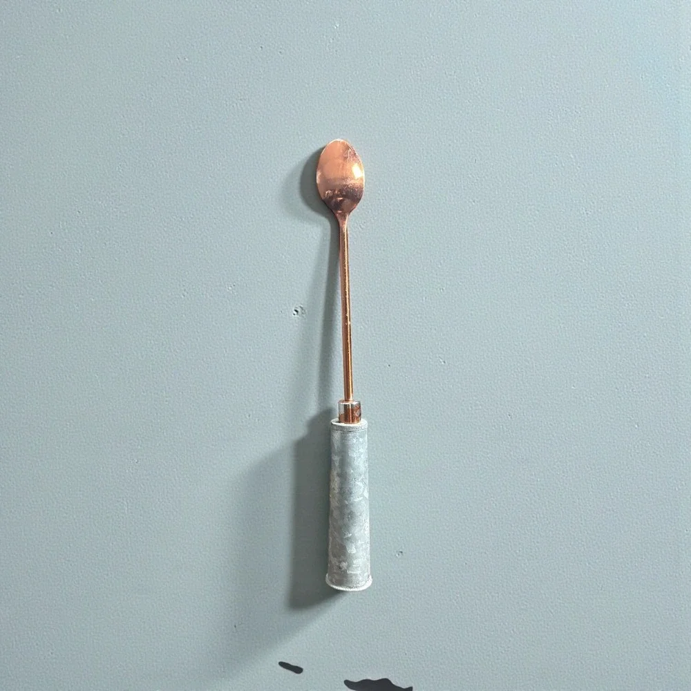 Copper Tasting Spoon with Heavy Weighted Handle‎